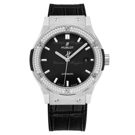 542.NX.1171.LR.1104 | Hublot Classic Fusion Titanium Diamonds 42 mm watch. Buy Online