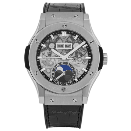 547.NX.0170.LR | Hublot Classic Fusion Moonphase Titanium 42 mm watch. Buy Online