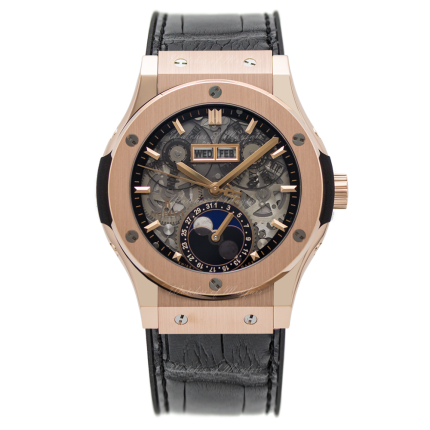 547.OX.0180.LR | Hublot Classic Fusion Moonphase King Gold watch. Buy Online