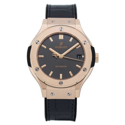 565.OX.7081.LR | Hublot Classic Fusion King Gold Racing Grey 38 mm watch. Buy Online