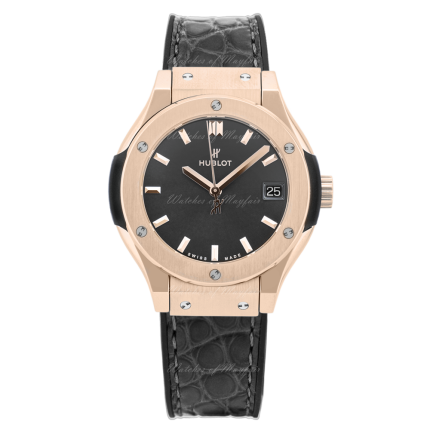 581.OX.7081.LR | Hublot Classic Fusion King Gold Racing Grey 33 mm watch. Buy Online