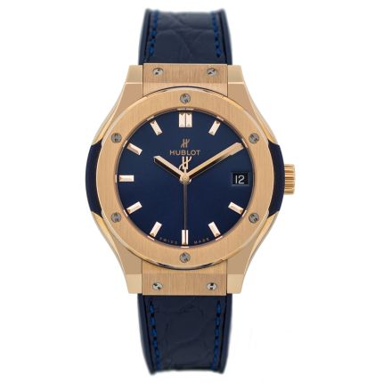 581.OX.7180.LR | Hublot Classic Fusion Blue King Gold 33 mm watch. Buy Online