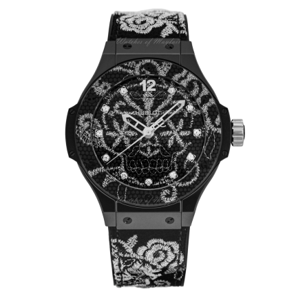 343.CS.6570.NR.BSK16 | Hublot Big Bang Broderie Ceramic 41 mm watch. Buy Online