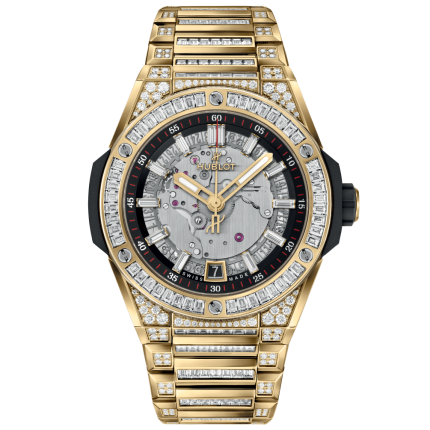 Hublot Big Bang Integrated Time Only Yellow Gold Jewellery 40 mm 456.VX.0130.VX.9804