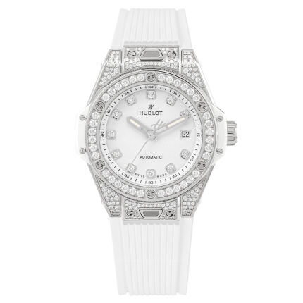 Hublot Big Bang One Click Steel White Pave 33 mm 485.SE.2210.RW.1604