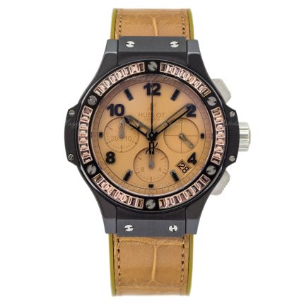 341.CA.5390.LR.1918 | Hublot Big Bang Tutti Frutti Tan Dial Chronograph 41 mm watch. Buy Online