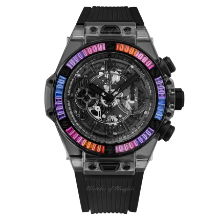 411.JB.4901.RT.4098 | Hublot Big Bang Unico All Black Sapphire Galaxy 45 mm watch. Buy Online