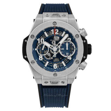 441.NX.5179.RX | Hublot Big Bang Unico Titanium Blue 42 mm watch. Buy Online