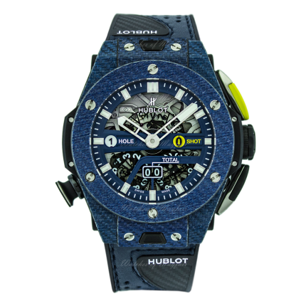 416.YL.5120.VR | Hublot Big Bang Unico Golf Blue Carbon 45mm watch. Buy Online