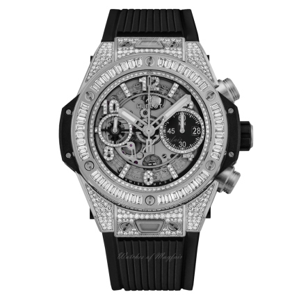 421.NX.1170.RX.0904 | Hublot Big Bang Unico Titanium Jewellery 44 mm watch. Buy Online