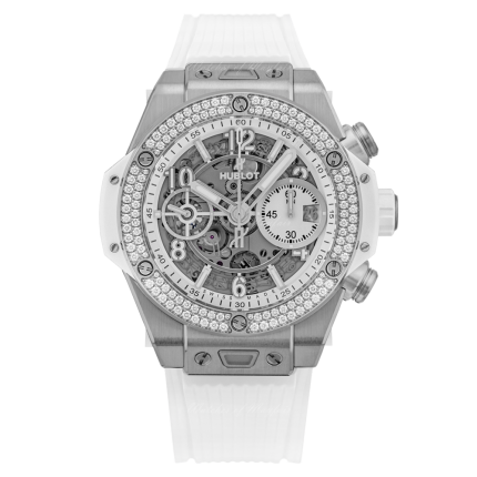 441.NE.2011.RW.1104 | Hublot Big Bang Unico Titanium White Diamonds 42 mm watch. Buy Online