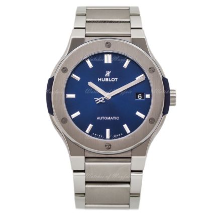 Hublot Classic Fusion Titanium Bracelet Blue 510.NX.7170.NX | Buy Now