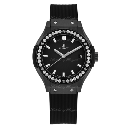 581.CM.1171.RX.1104 | Hublot Classic Fusion Black Magic Diamonds 33 mm watch. Buy Online