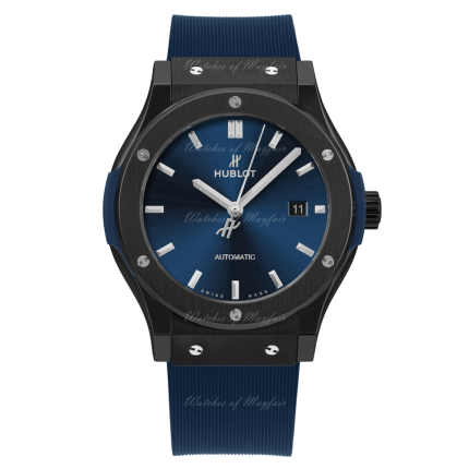 542.CM.7170.RX | Hublot Classic Fusion Ceramic Blue 42 mm watch. Buy Online