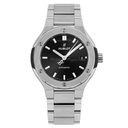 568.NX.1470.NX | Hublot Classic Fusion Titanium Bracelet 38 mm watch. Buy Online