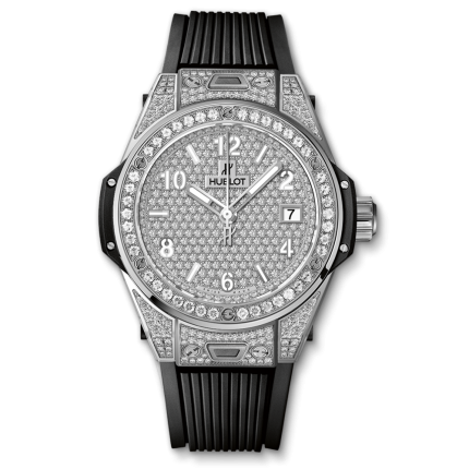 465.SX.9010.RX.1604 | Hublot Big Bang Steel Full Pave 39 mm watch. Buy Online