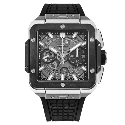 821.NM.0170.RX | Hublot Square Bang Unico Titanium Ceramic 42 mm watch. Buy Online