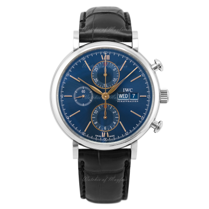 IW391036 | IWC Portofino Chronograph 42 mm watch. Buy Online