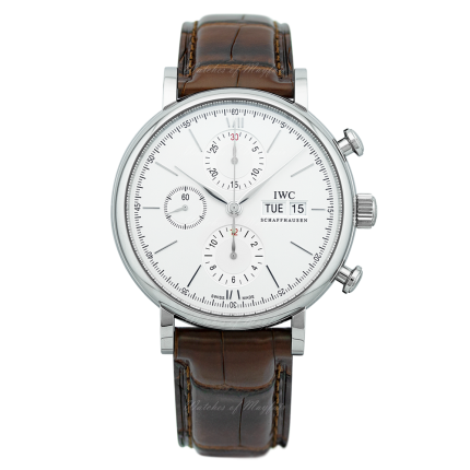 IW391007 | IWC Portofino Chronograph 42 mm watch. Buy Online