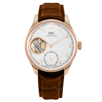 IW546302 | IWC Portugieser Tourbillon Hand-Wound 43.2 mm watch. Buy Online