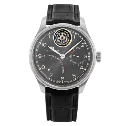 IW504401 | IWC Portuguese Tourbillon Mystere Retrograde 44.2 mm watch. Buy Online