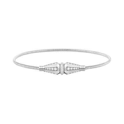 JBT00789 | Buy Jack de Boucheron White Gold Diamond One Wrap Bracelet