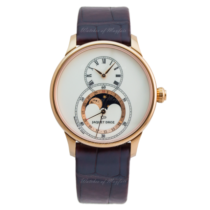 J007533200 | Jaquet-Droz Grande Seconde Moon Ivory Enamel 43 mm watch. Buy Online