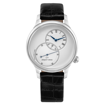 J006010240 | Jaquet Droz Grande Seconde Off-centered Silver 39 mm watch. Buy Online