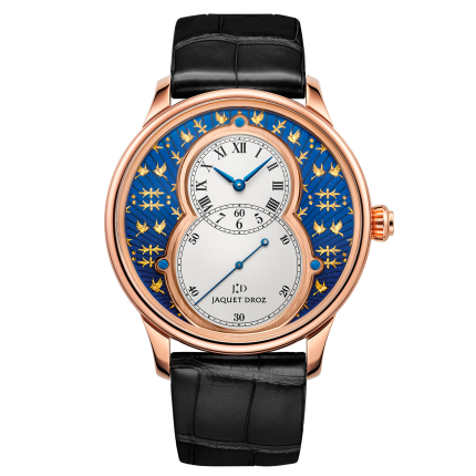 J003033424 | Jaquet Droz Grande Seconde Paillonnee Red Gold 43 mm watch. Buy Online