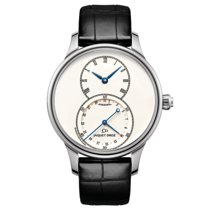 J007014200 | Jaquet Droz Grande Seconde Quantieme Ivory Enamel 39 mm watch. Buy Online