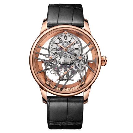 J003523240 | Jaquet Droz Grande Seconde Skelet-One Red Gold 41 mm watch. Buy Online