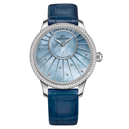 J005000270 | Jaquet Droz Petite Heure Minute Mother-of-pearl 35 mm watch. Buy Online