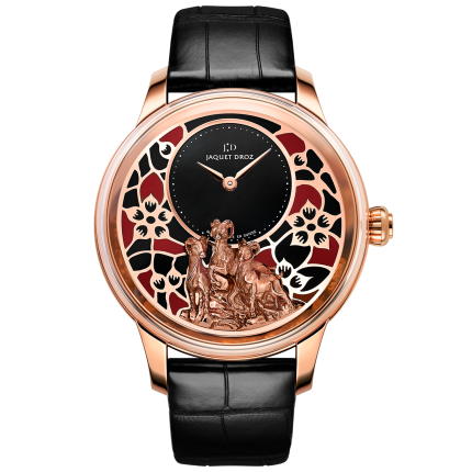 J005023278 | Jaquet Droz Petite Heure Minute Relief Goats 41 mm watch. Buy Online