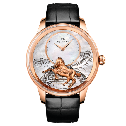 J005023275 | Jaquet Droz Petite Heure Minute Relief Horse 41 mm watch. Buy Online