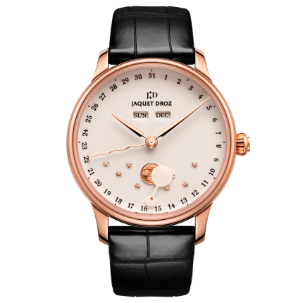 J012613200 | Jaquet Droz Eclipse Ivory Enamel Red Gold 39 mm watch. Buy Online