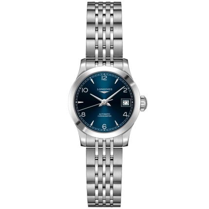 L2.320.4.96.6 | Longines Record Steel Automatic 26 mm watch. Buy Online