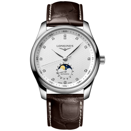 L2.909.4.77.3 | Longines The Longines Master Collection Moon-Phase Diamonds 40 mm watch. Buy Online