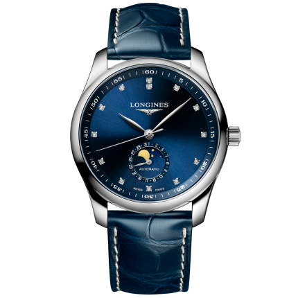 L2.909.4.97.0 | Longines The Longines Master Collection Moon-Phase Diamonds 40 mm watch. Buy Online