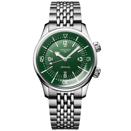 L3.764.4.06.6 | Longines Legend Diver Green Automatic 39 mm watch. Buy Online