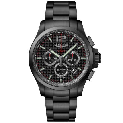 L3.727.2.66.6 | Longines Conquest V.H.P Chronograph Quartz 44 mm watch. Buy Online