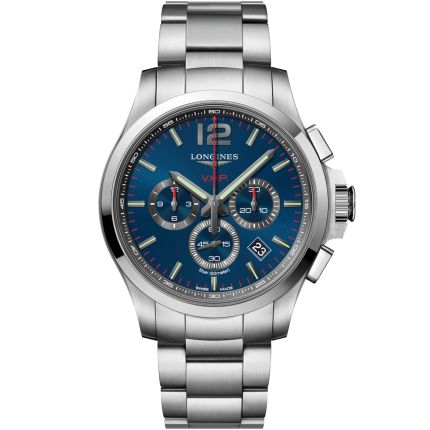 L3.727.4.96.6 | Longines Conquest V.H.P. Chronograph Quartz 44 mm watch. Buy Online