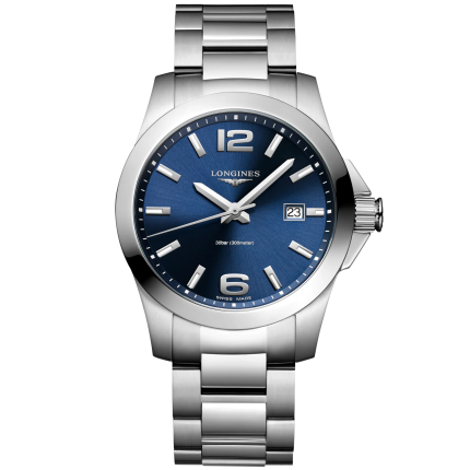 L3.759.4.96.6 | Longines Conquest Quartz 41 mm watch. Buy Online