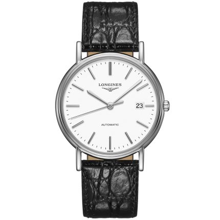 L4.921.4.12.2 | Longines Presence Steel Automatic 38.5 mm watch. Buy Online