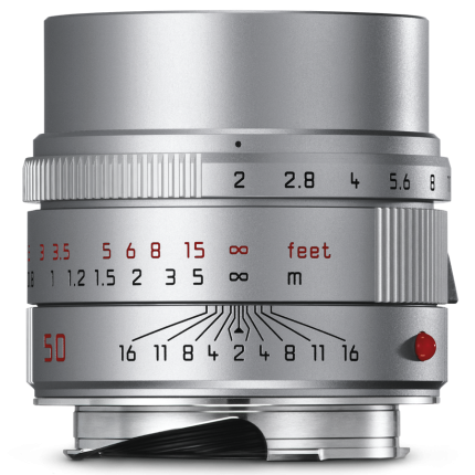 11142 | LEICA APO-Summicron-M 50mm f/2 ASPH Silver Anodized | Buy Online