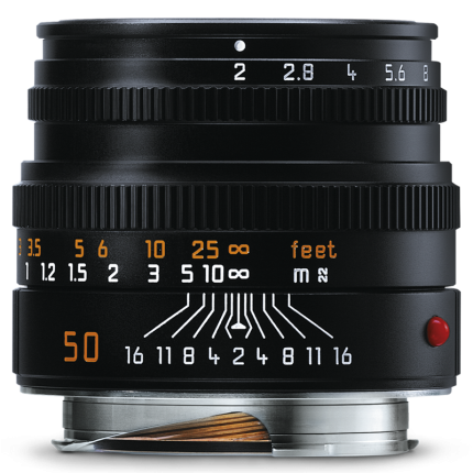 11826 | LEICA Summicron-M 50mm f/2 Black Anodized Lens | Buy Online