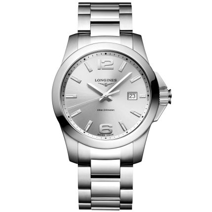 L3.759.4.76.6 | Longines Conquest Quartz 41 mm watch. Buy Online