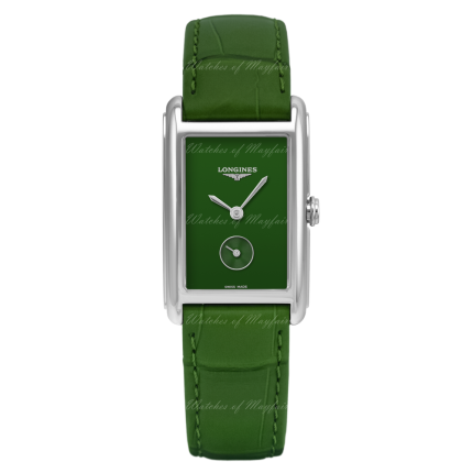 L5.512.4.60.2 | Longines DolceVita Green Steel Quartz 23.3 x 37 mm watch. Buy Online