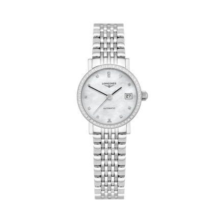 L4.309.0.87.6 | Longines Elegant Collection Diamonds Automatic 25.5 mm watch. Buy Online