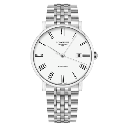 L4.911.4.11.6 | Longines Elegant Collection Steel Automatic 41 mm watch. Buy Online