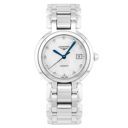 L8.113.4.87.6 | Longines PrimaLuna Diamonds Automatic 30 mm watch. Buy Online